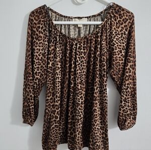 Leopard Print Women's Top